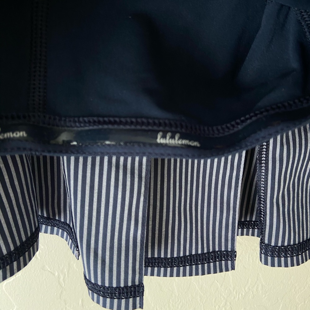 lululemon Navy Pleated Athletic Skirt - Picture 10 of 11